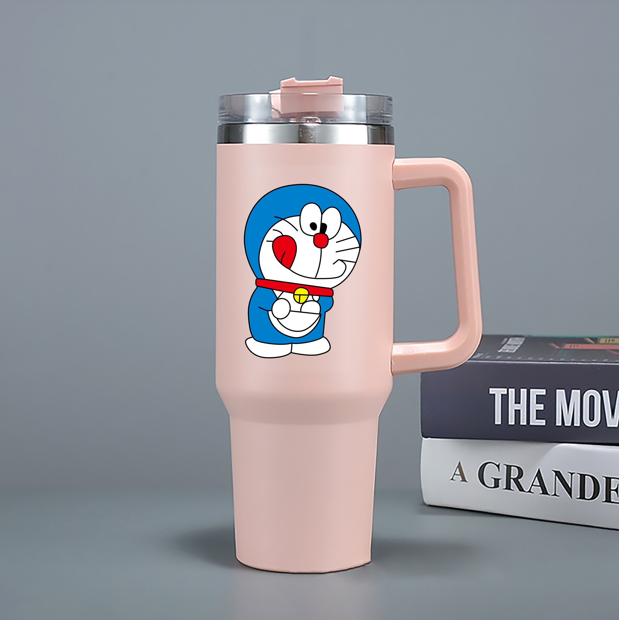（画像用） ドラえもん Doraemon 1200mL車用タンブラー（カラープリント）